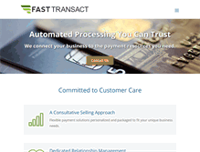 Tablet Screenshot of fasttransact.com